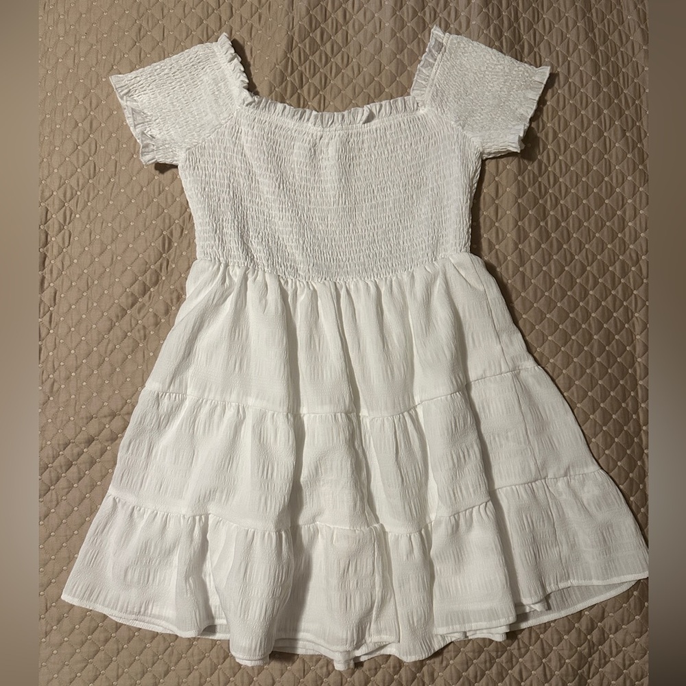 White mini dress size S - NWOT